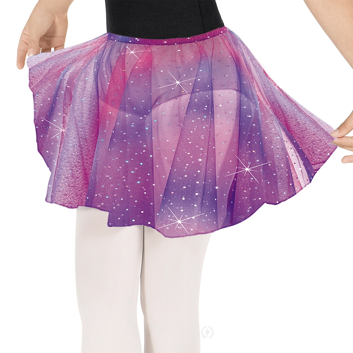 Girls Sequin Tulle Pull On Skirt 02283 EUROTARD